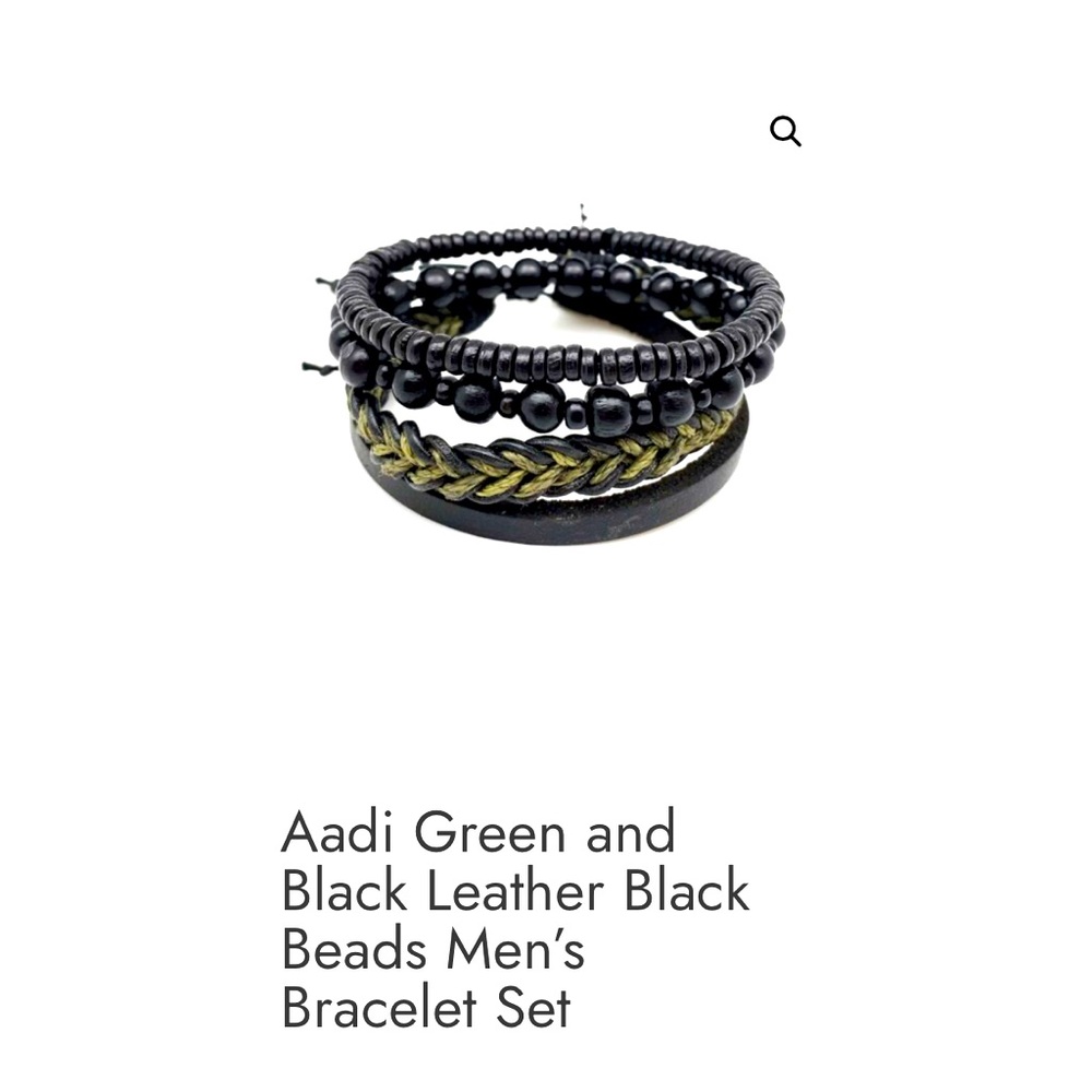 Men’s leather bracelet